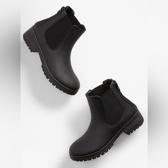Maurices Shoes - Maurices Anna Black Double Zipper Boot Size 7 NWT